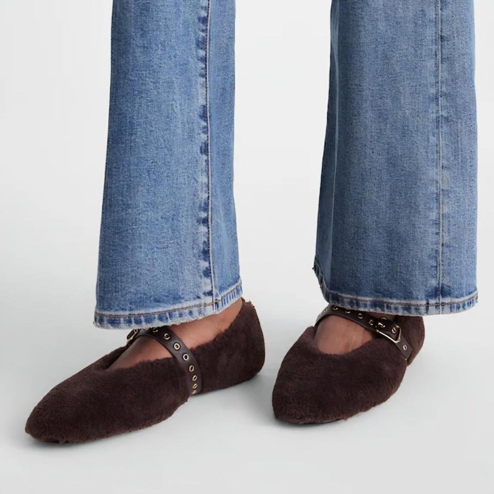 Madewell The Remy Mary Jane Flat - Coffee Bean/ Size 8/ Retail $188